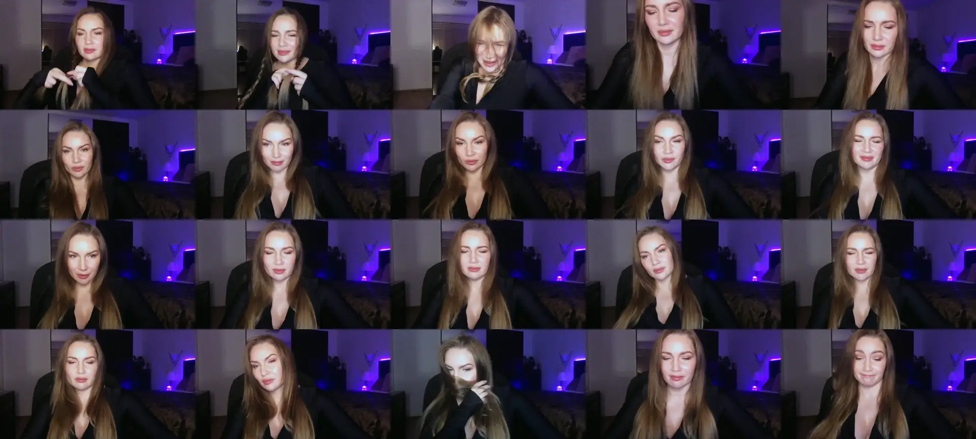 ArianaAri photo contact sheet