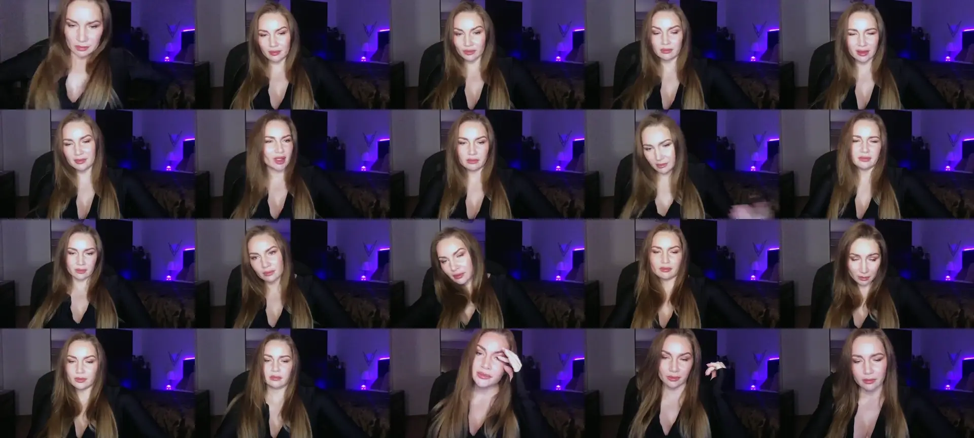 ArianaAri photo contact sheet