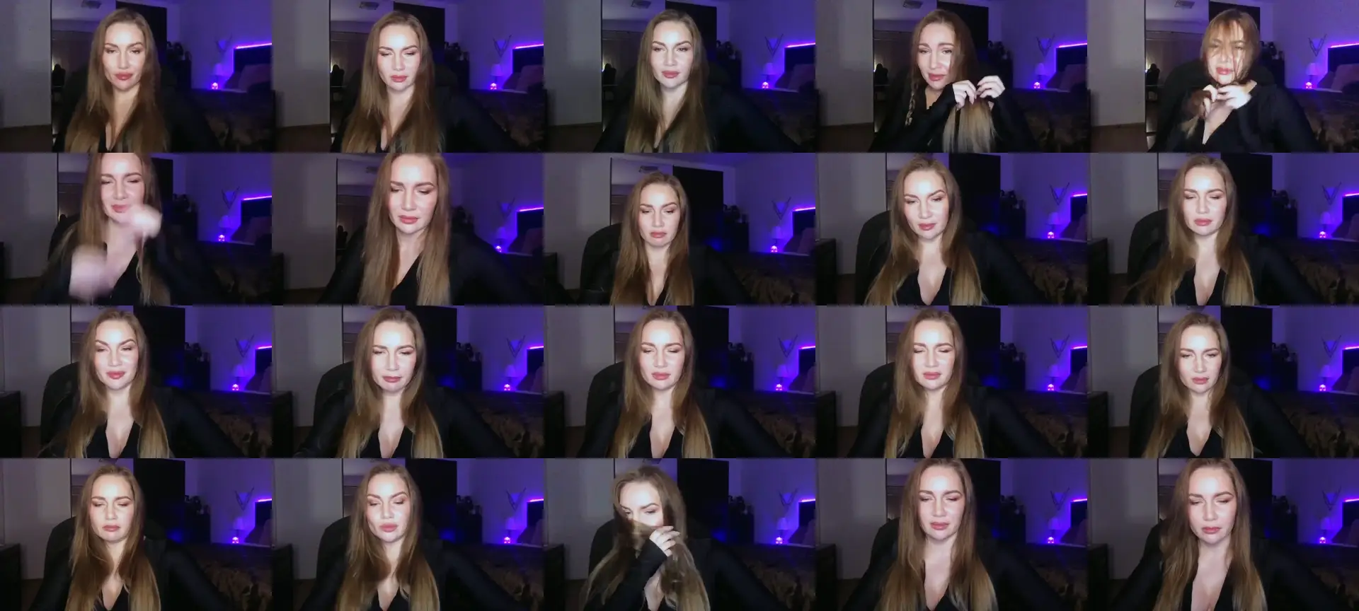 ArianaAri photo contact sheet