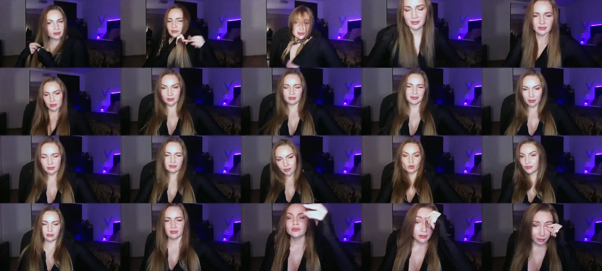 ArianaAri photo contact sheet