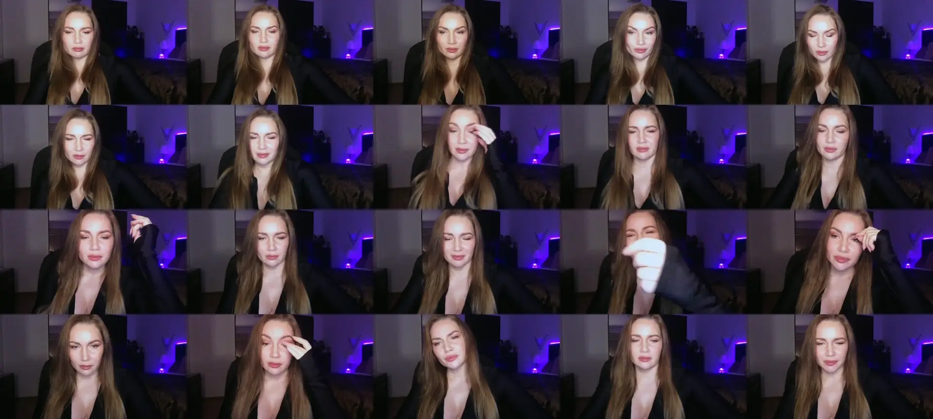 ArianaAri photo contact sheet