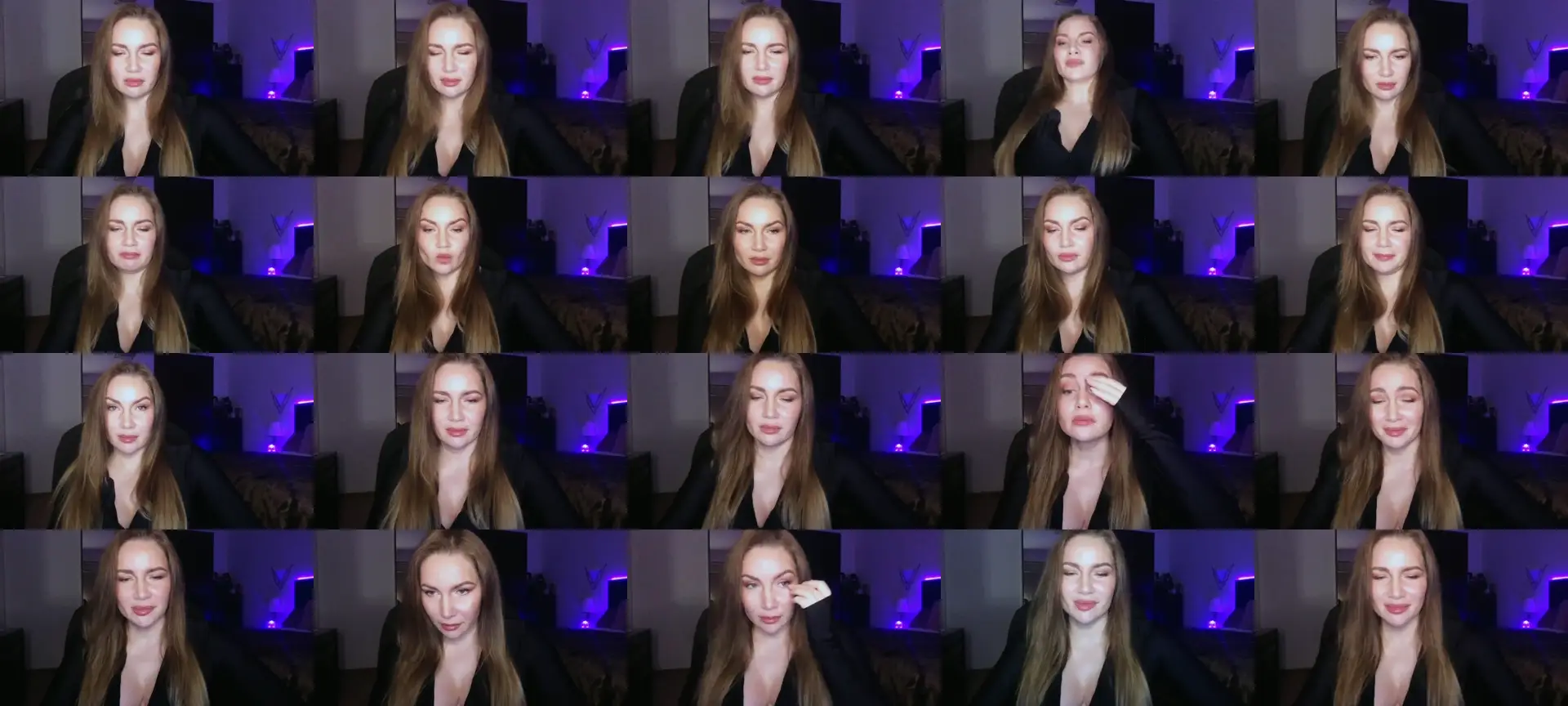 ArianaAri photo contact sheet