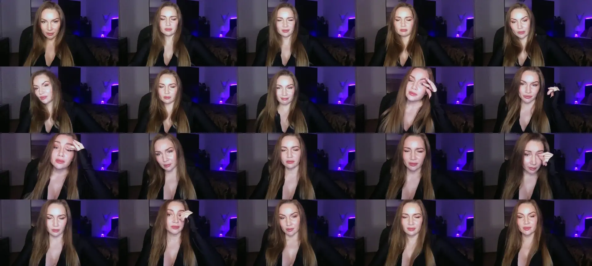 ArianaAri photo contact sheet