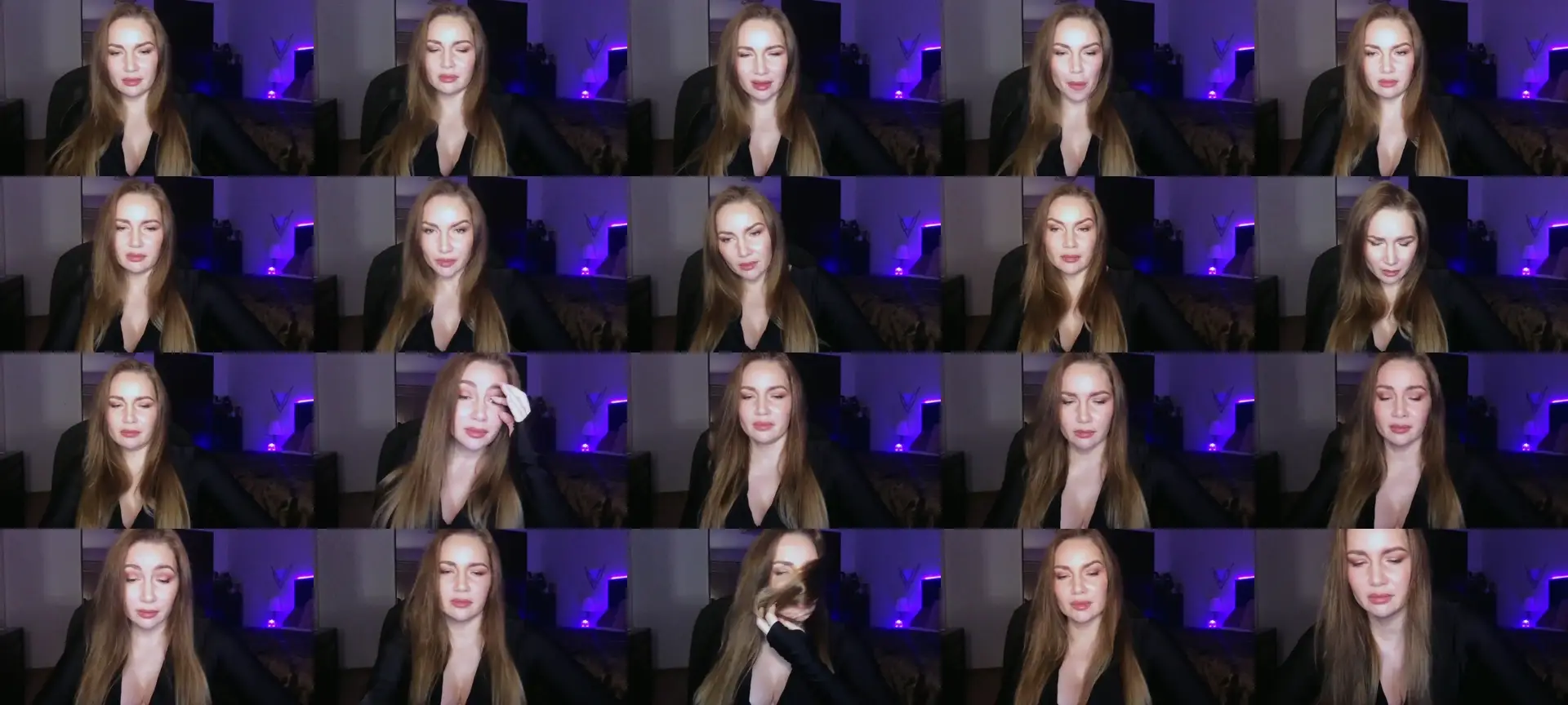 ArianaAri photo contact sheet