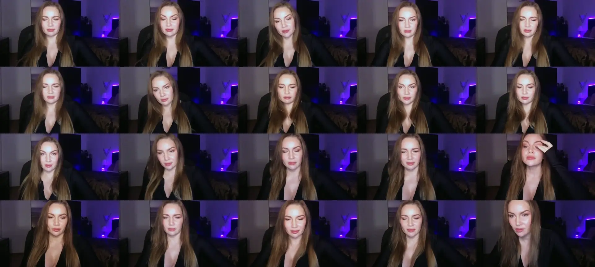 ArianaAri photo contact sheet