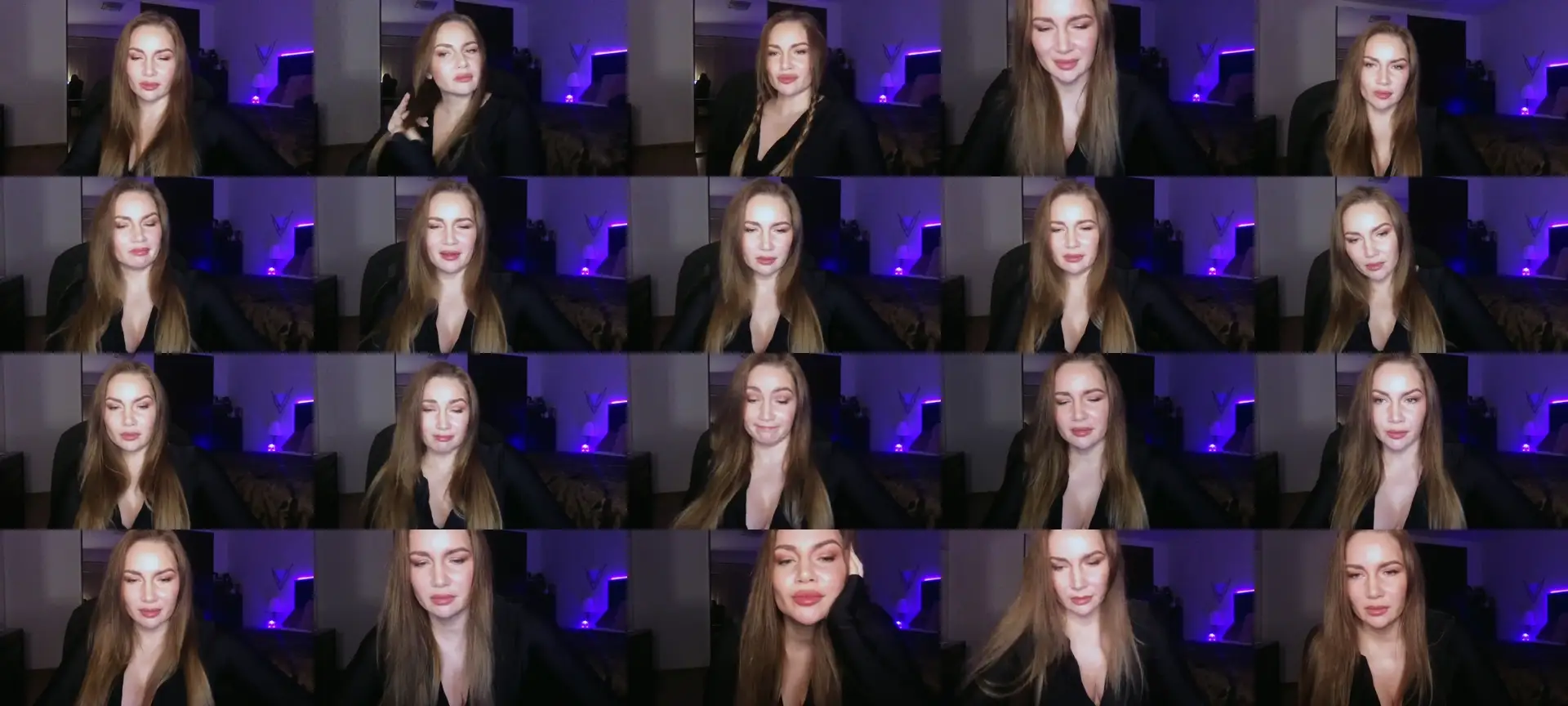 ArianaAri photo contact sheet