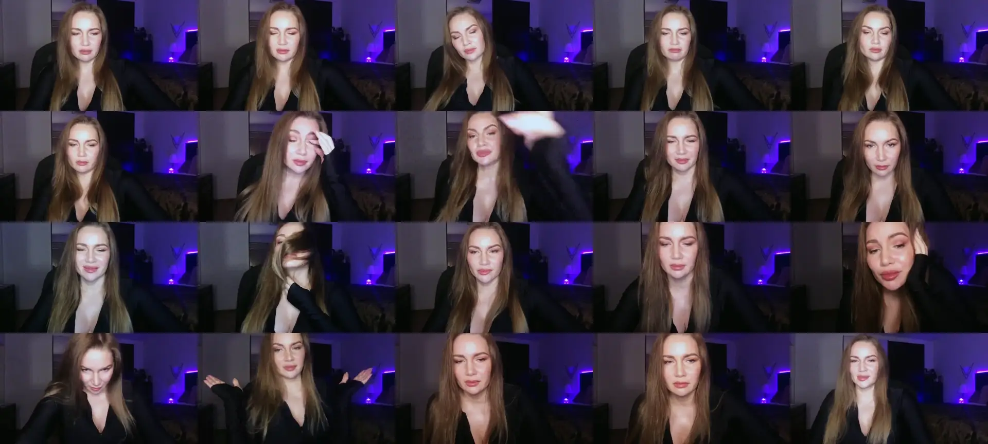 ArianaAri photo contact sheet