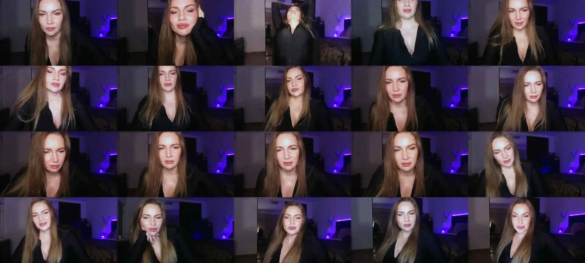 ArianaAri photo contact sheet