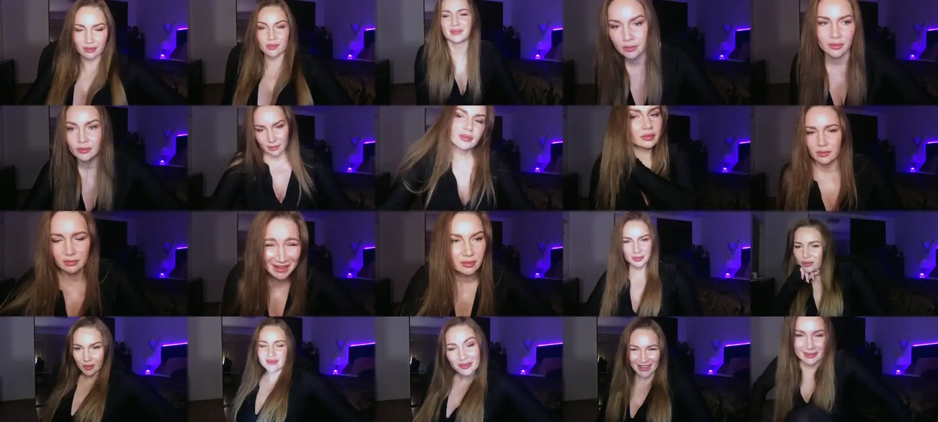 ArianaAri photo contact sheet