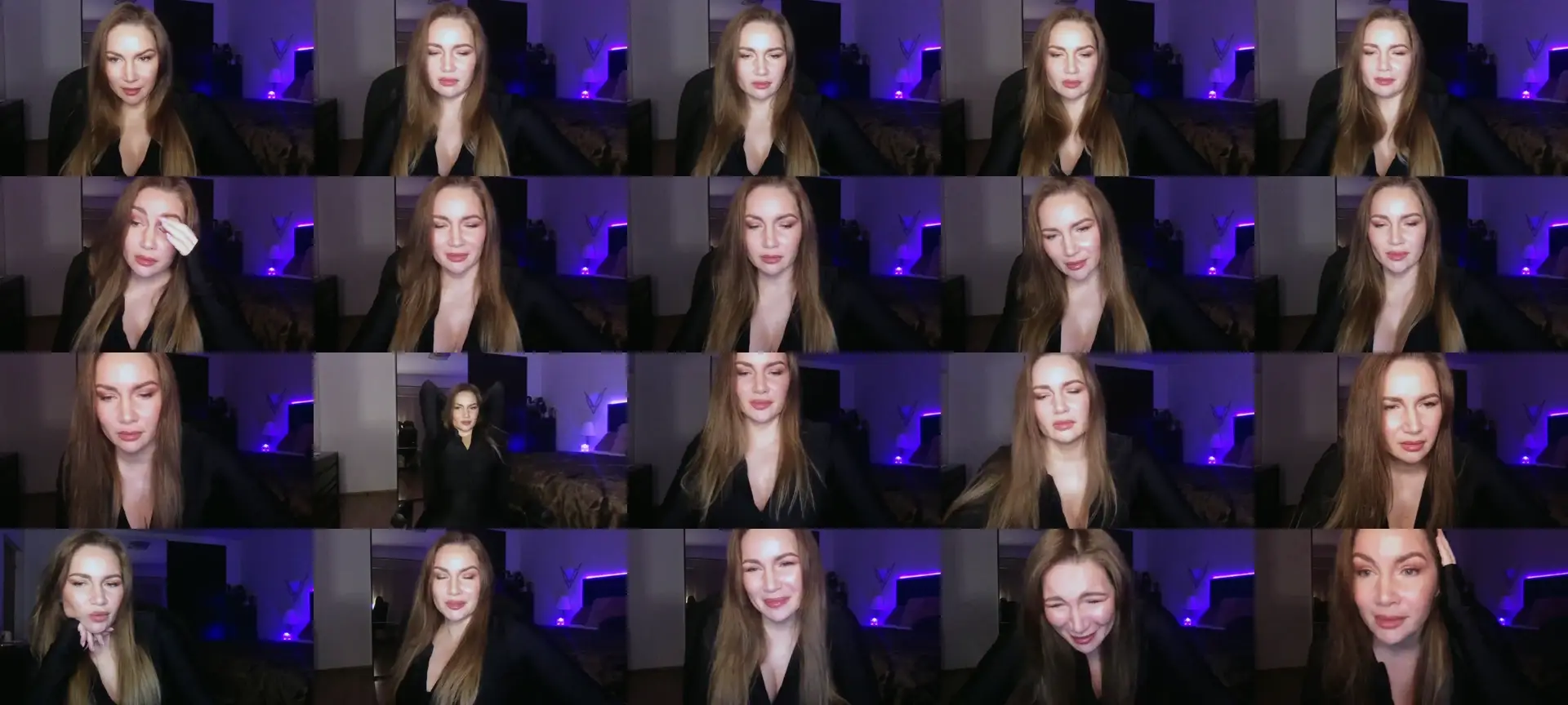 ArianaAri photo contact sheet