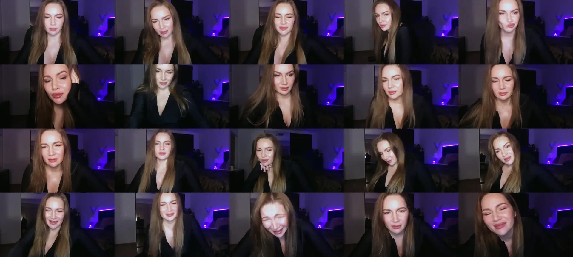 ArianaAri photo contact sheet