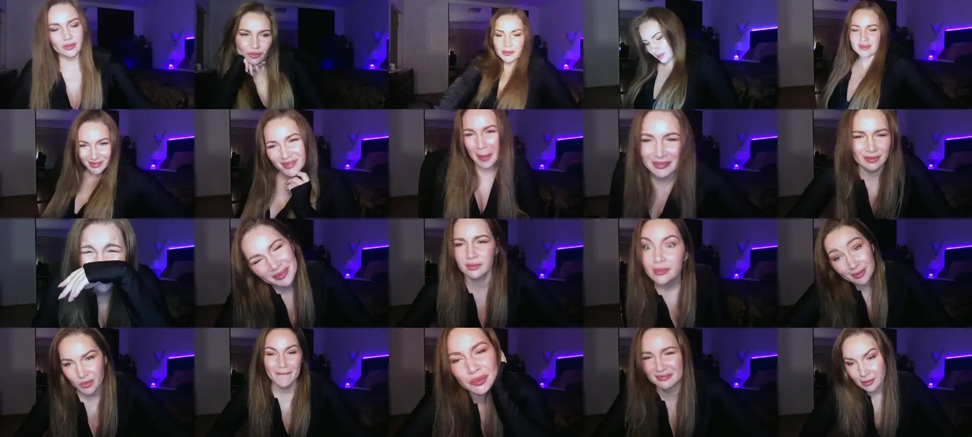 ArianaAri photo contact sheet