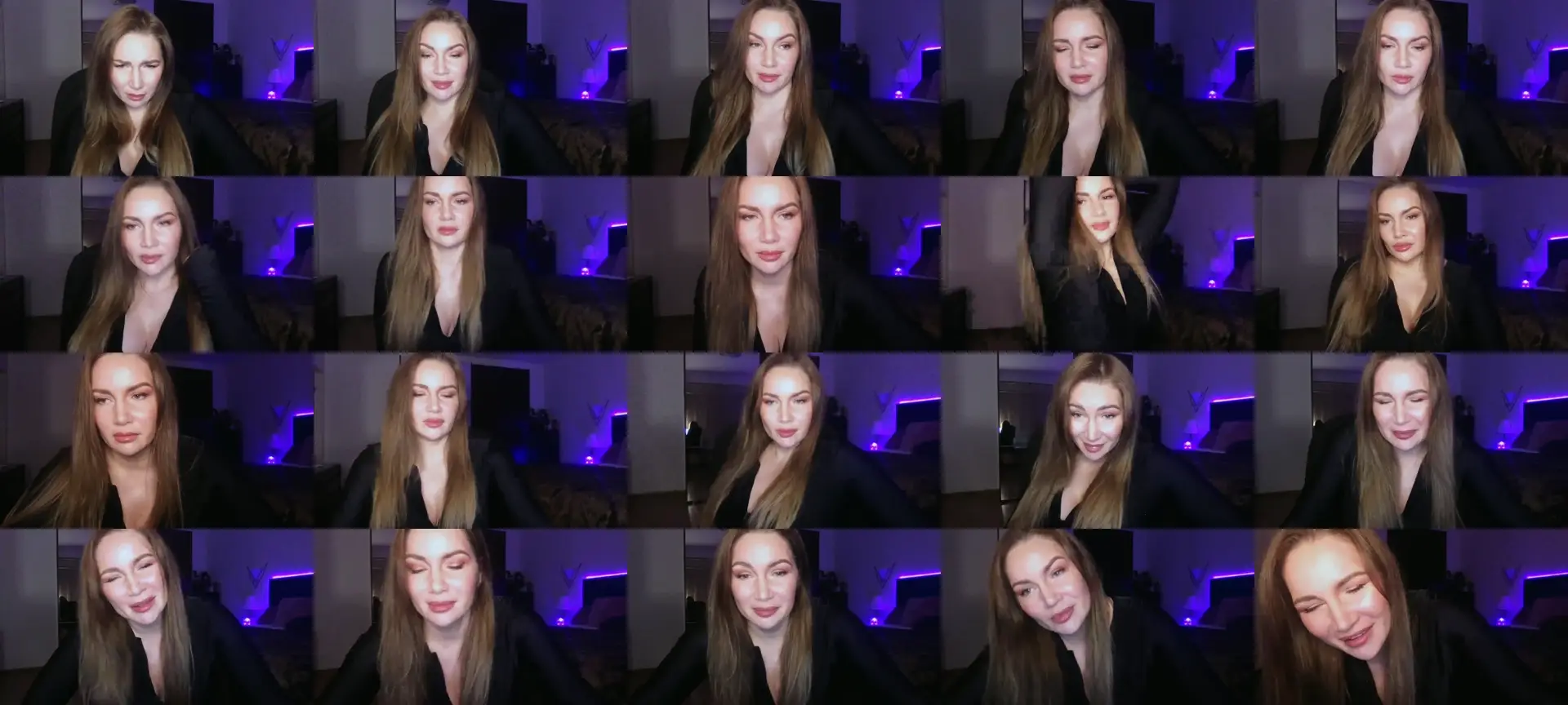 ArianaAri photo contact sheet