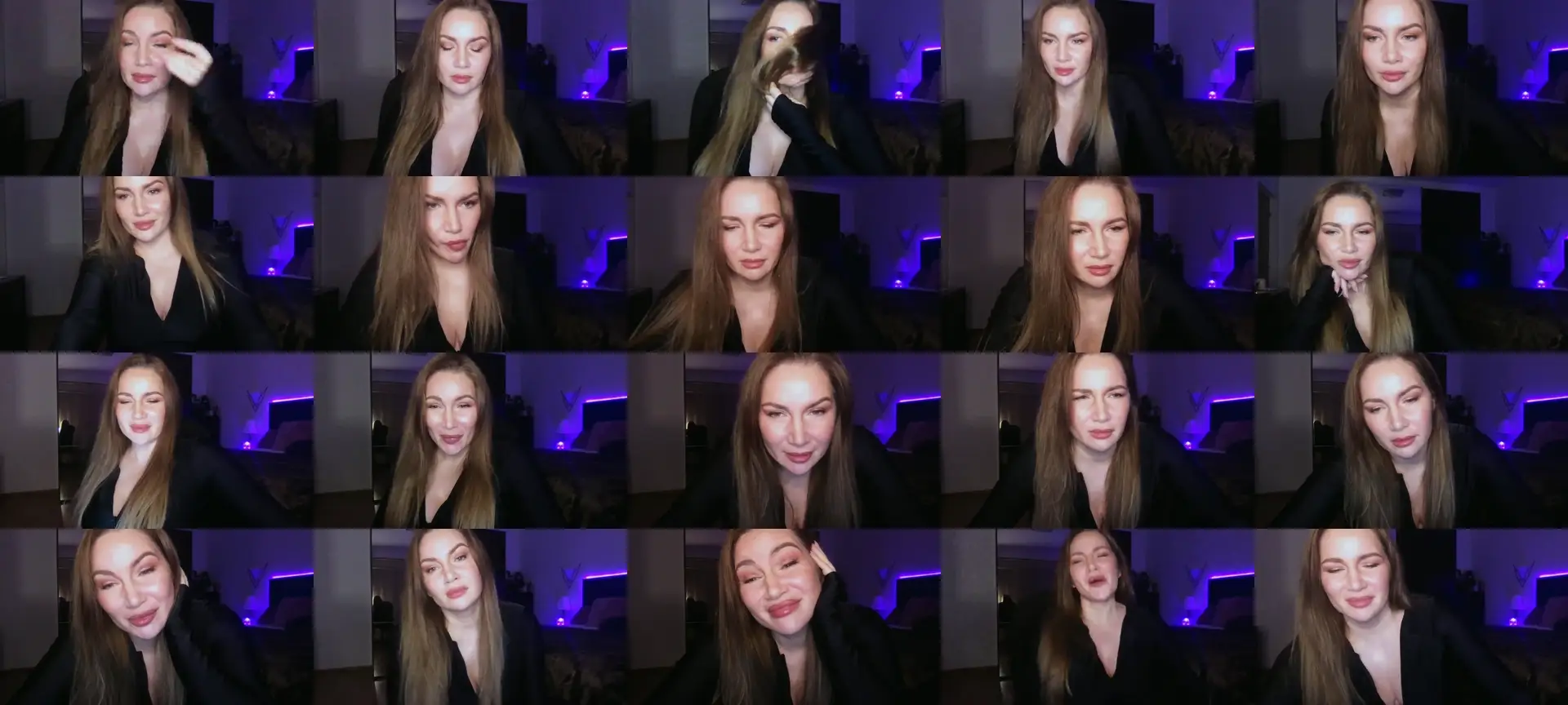 ArianaAri photo contact sheet