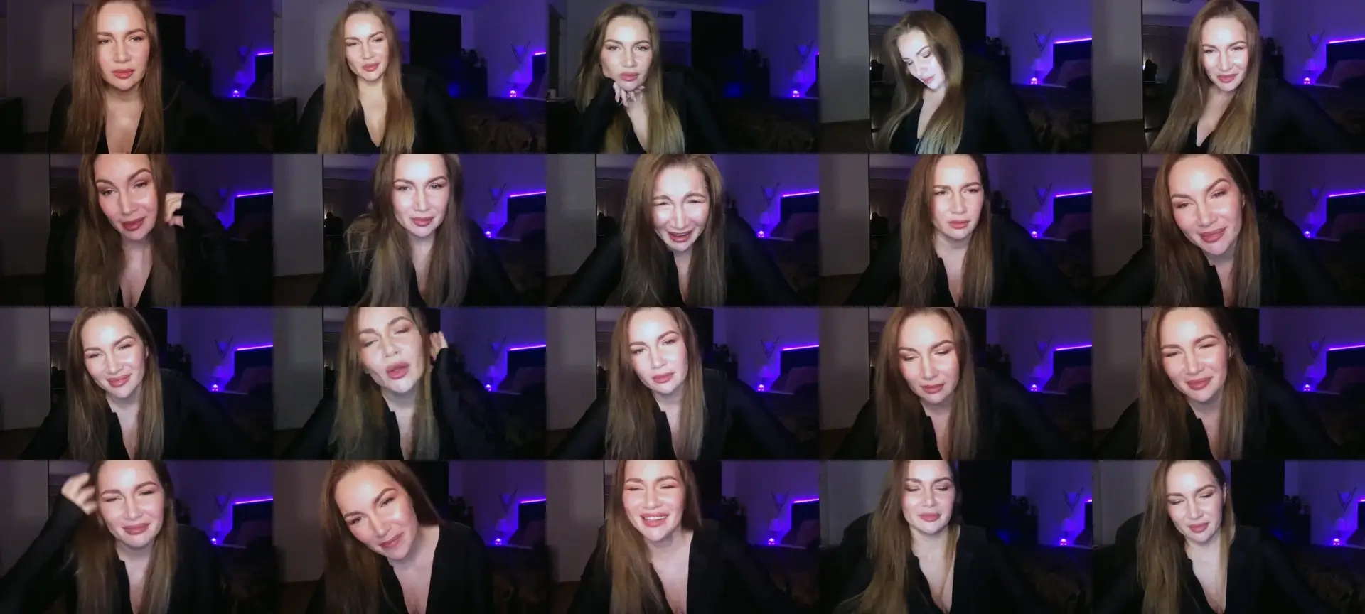 ArianaAri photo contact sheet