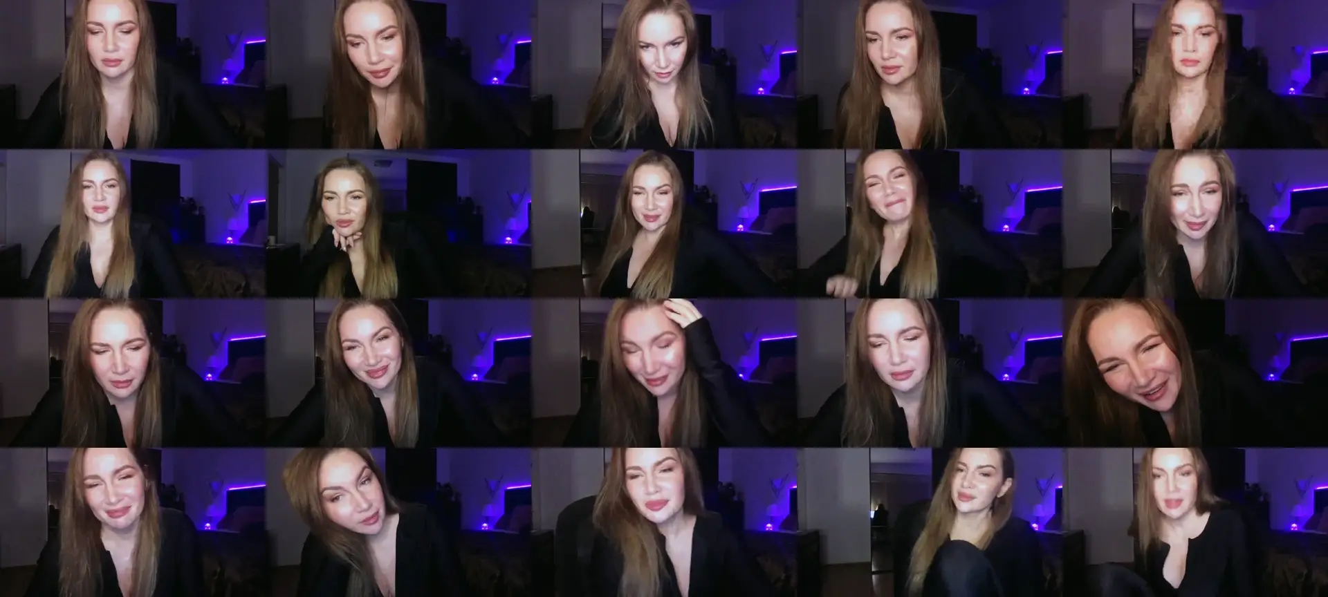 ArianaAri photo contact sheet