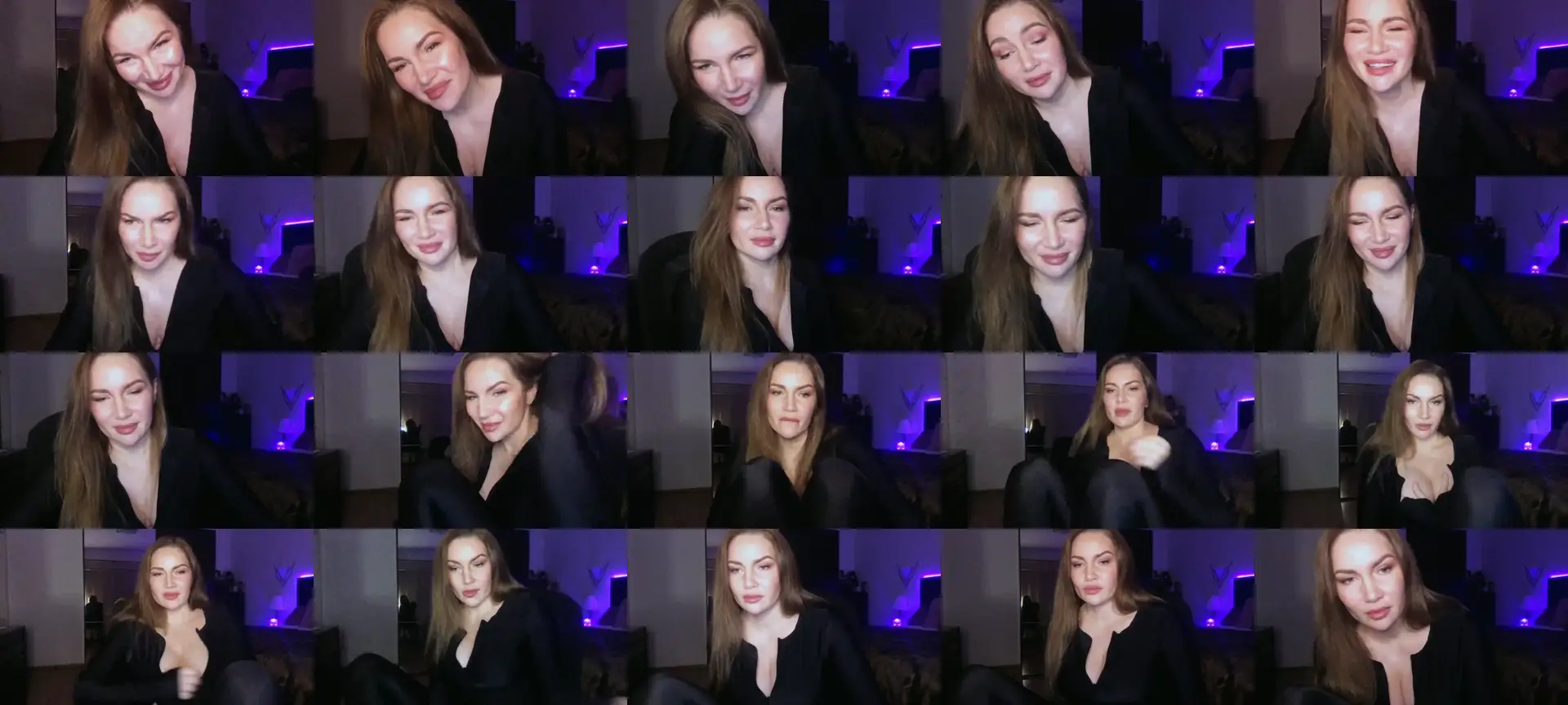 ArianaAri photo contact sheet