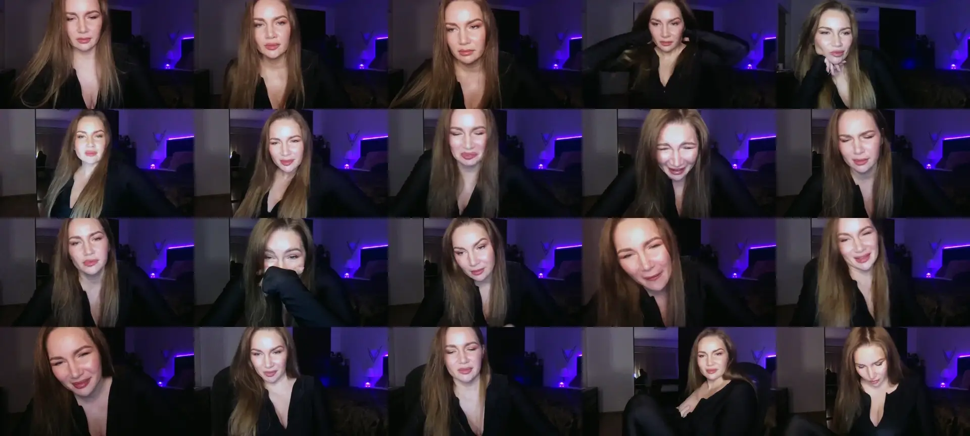 ArianaAri photo contact sheet