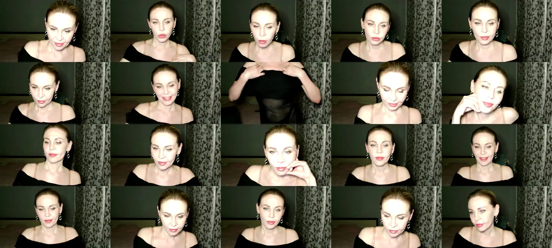 Avelon photo contact sheet