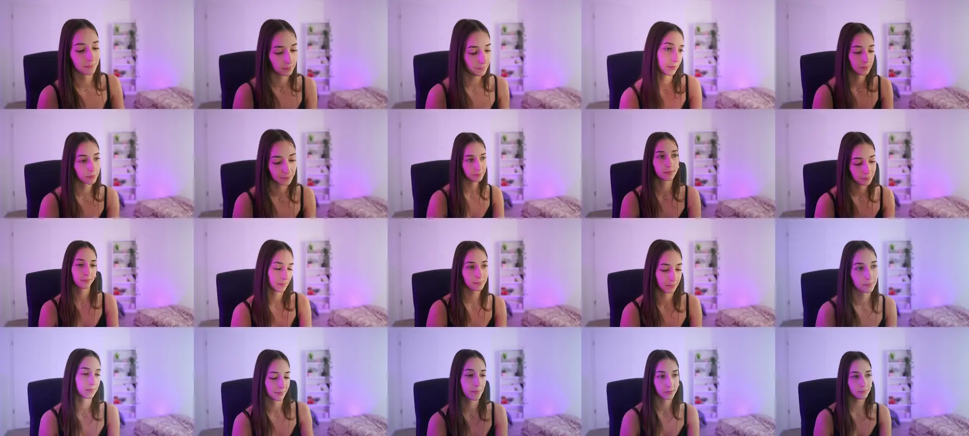 Brunettte_18 photo contact sheet