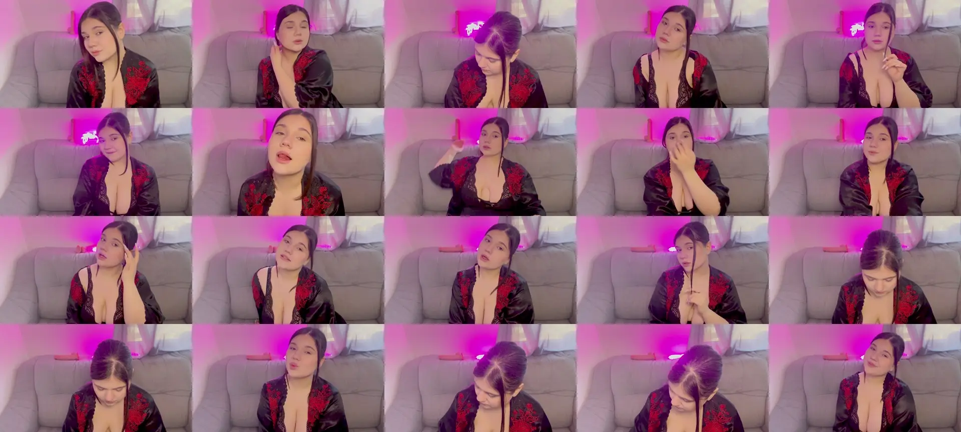 CozyPeony photo contact sheet