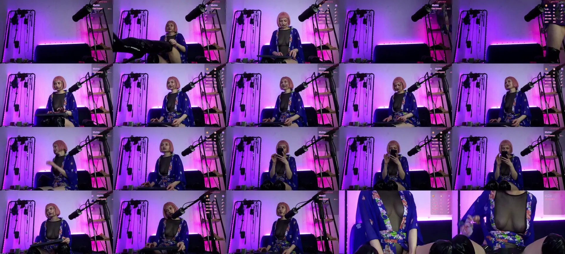 CyberXGoddess photo contact sheet