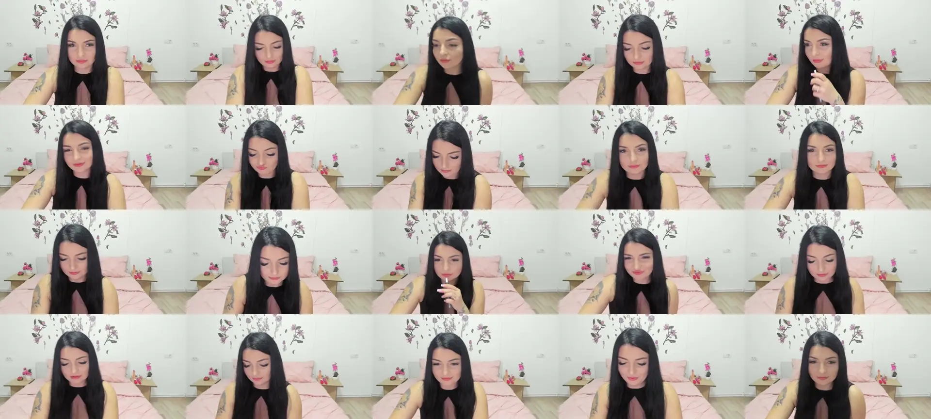 EllieNoire photo contact sheet