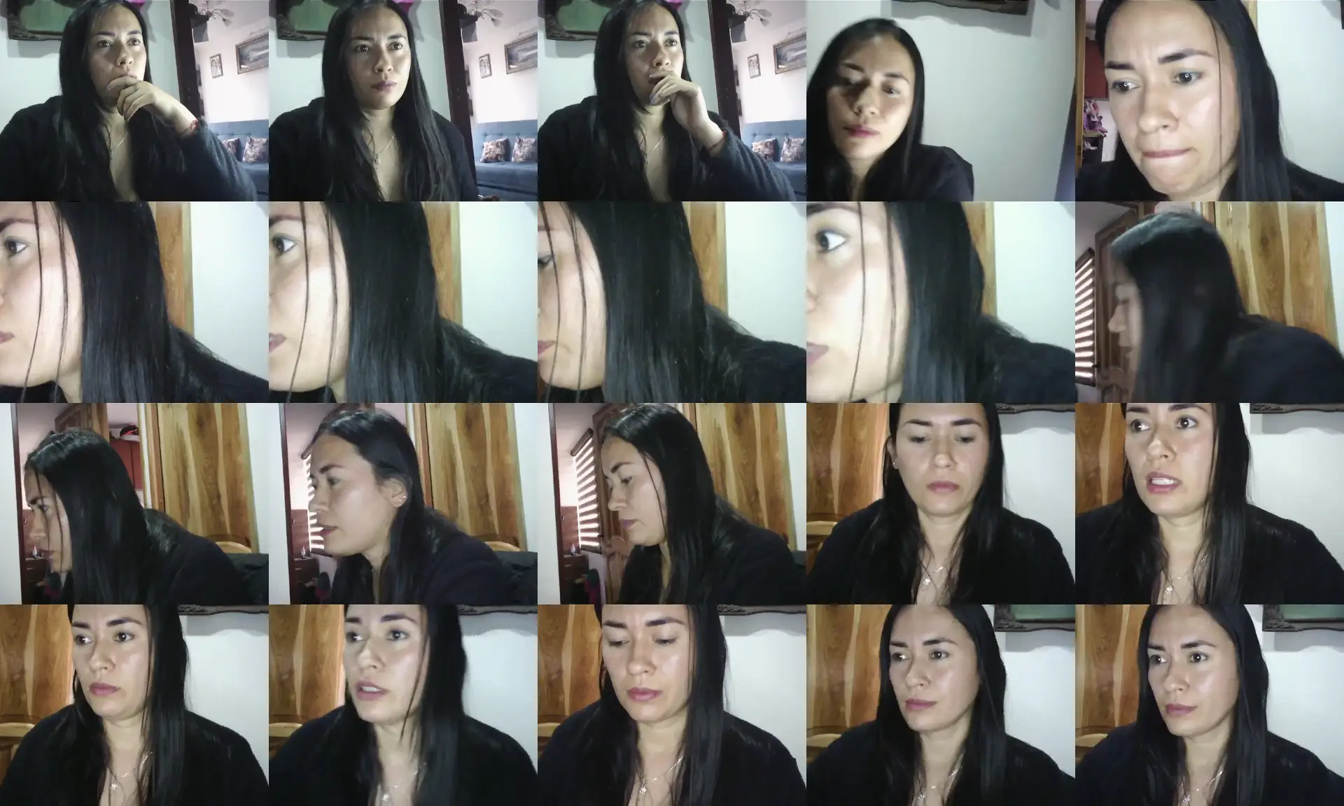 Julietha photo contact sheet