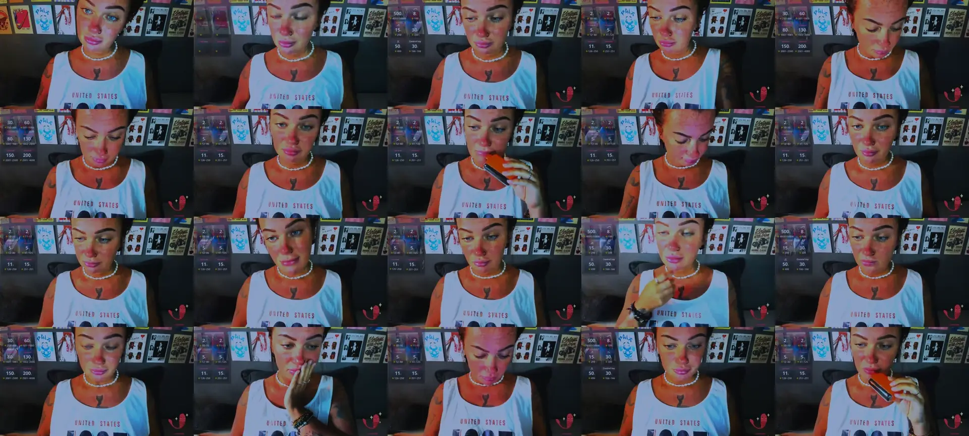 LessaHost photo contact sheet