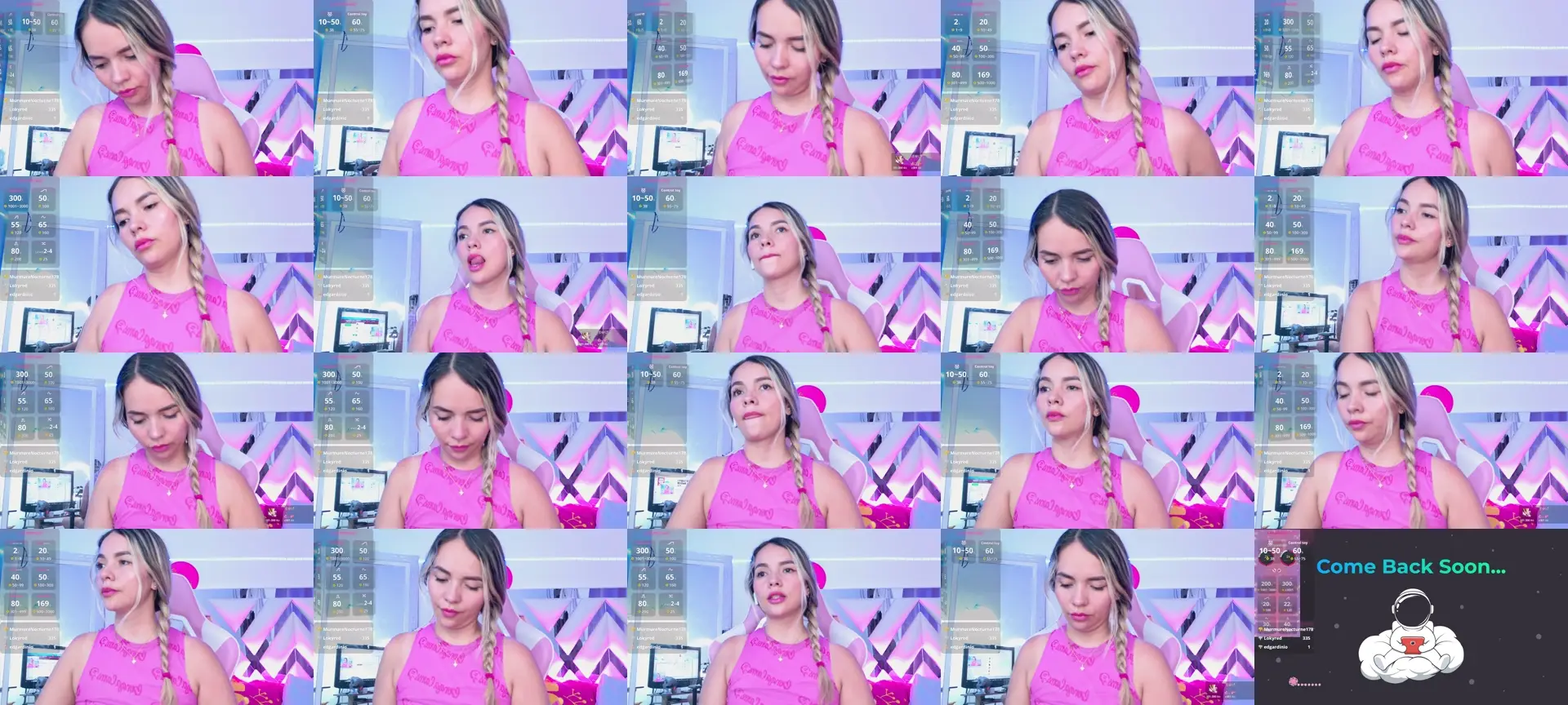 LunaBiely photo contact sheet