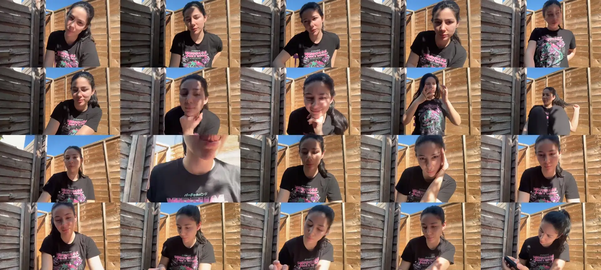 Maxine_Black photo contact sheet