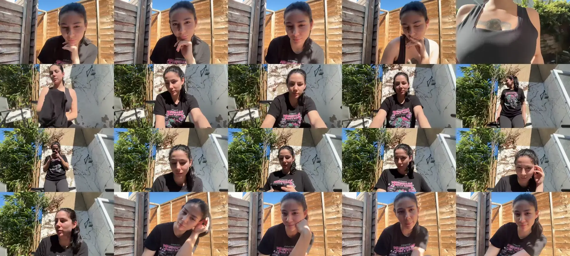 Maxine_Black photo contact sheet