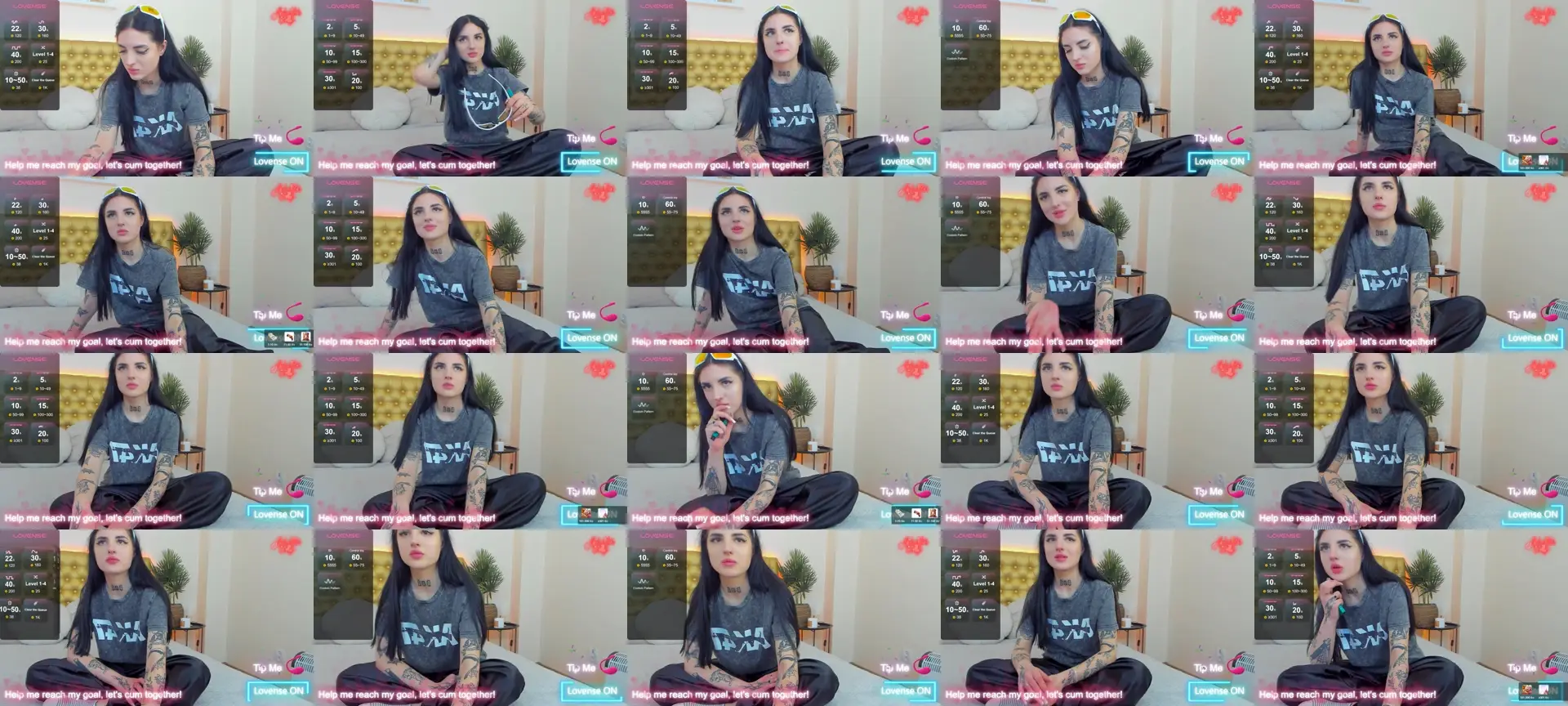 TiffanyHotx photo contact sheet