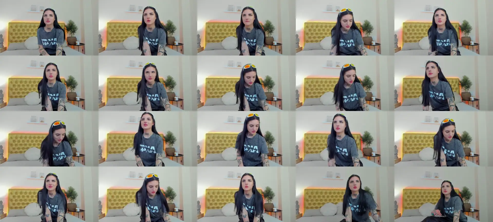 TiffanyHotx photo contact sheet