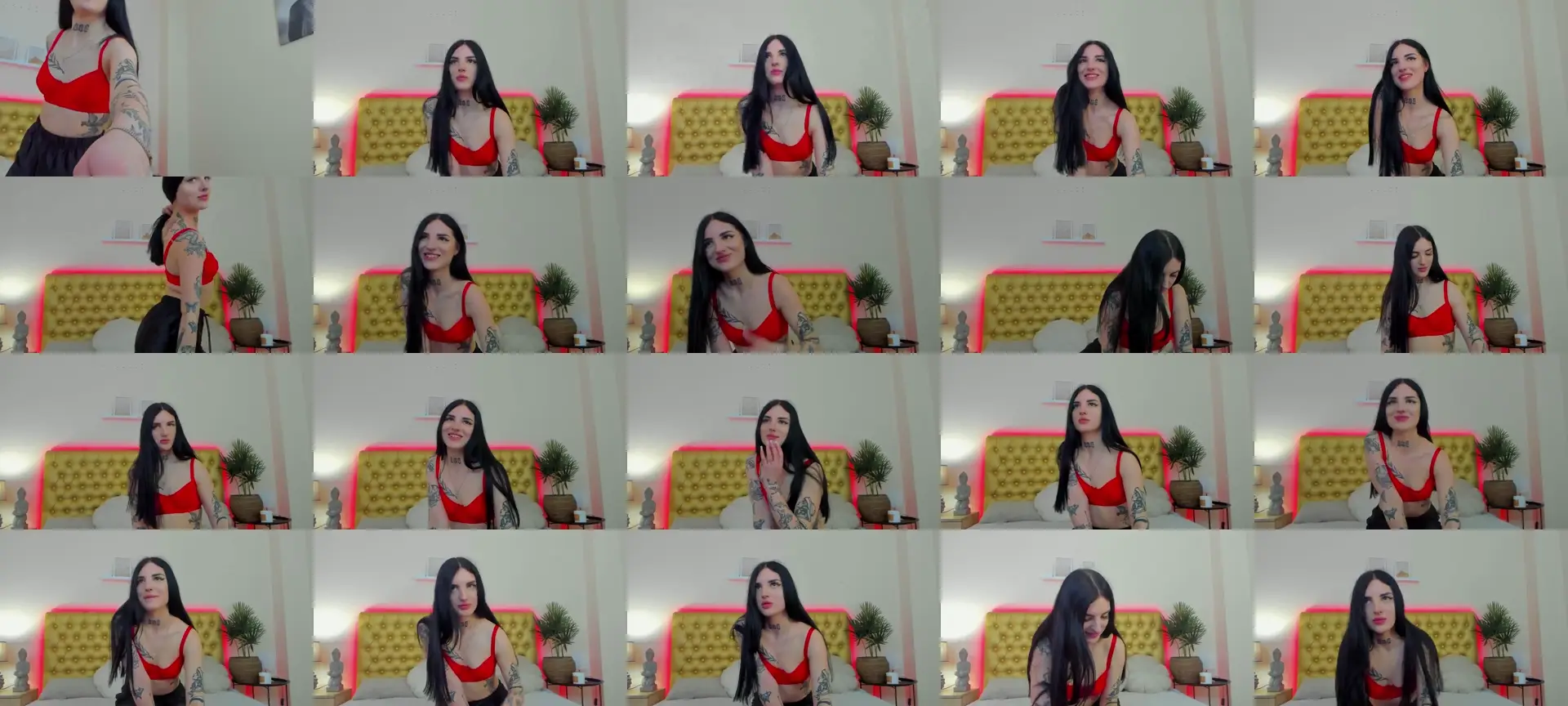 TiffanyHotx photo contact sheet