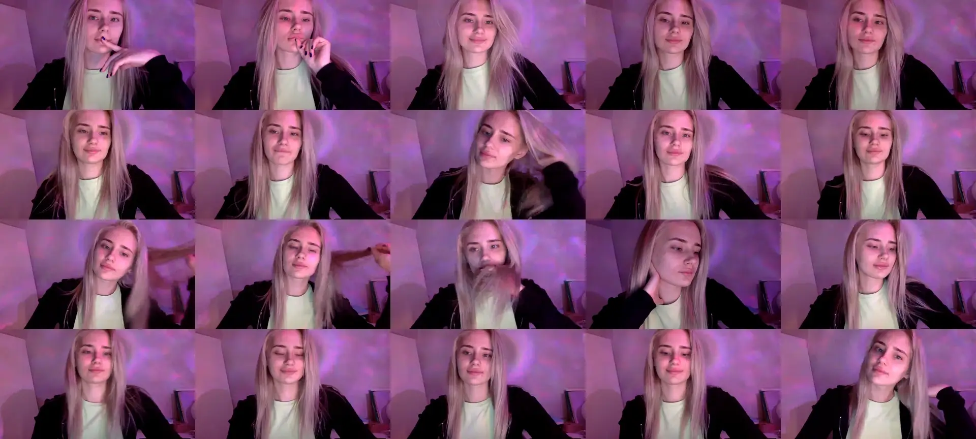 Zirelyn photo contact sheet