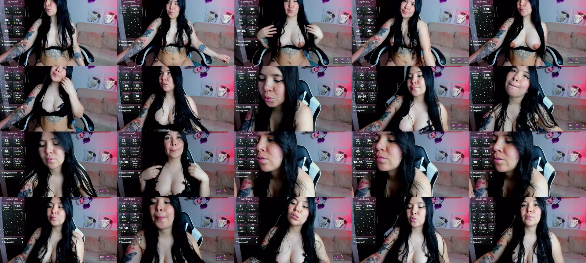 AilynRed photo contact sheet