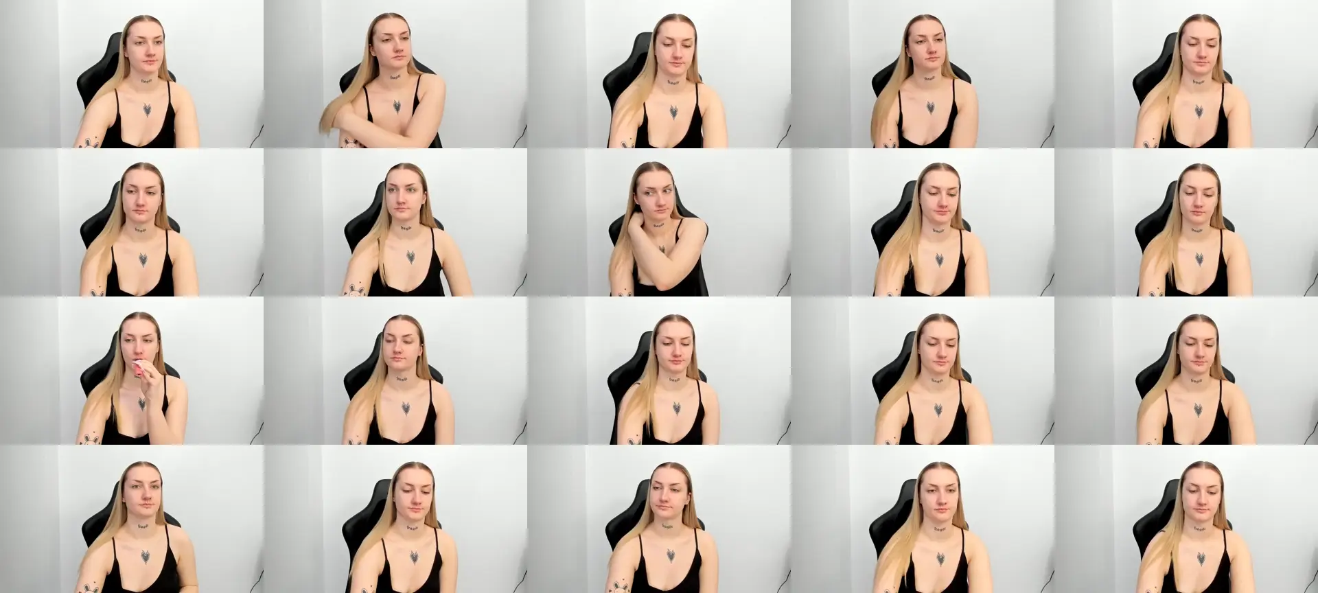 AlexaHorny photo contact sheet