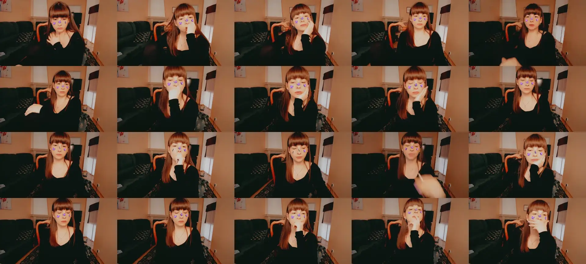 Anavelle photo contact sheet