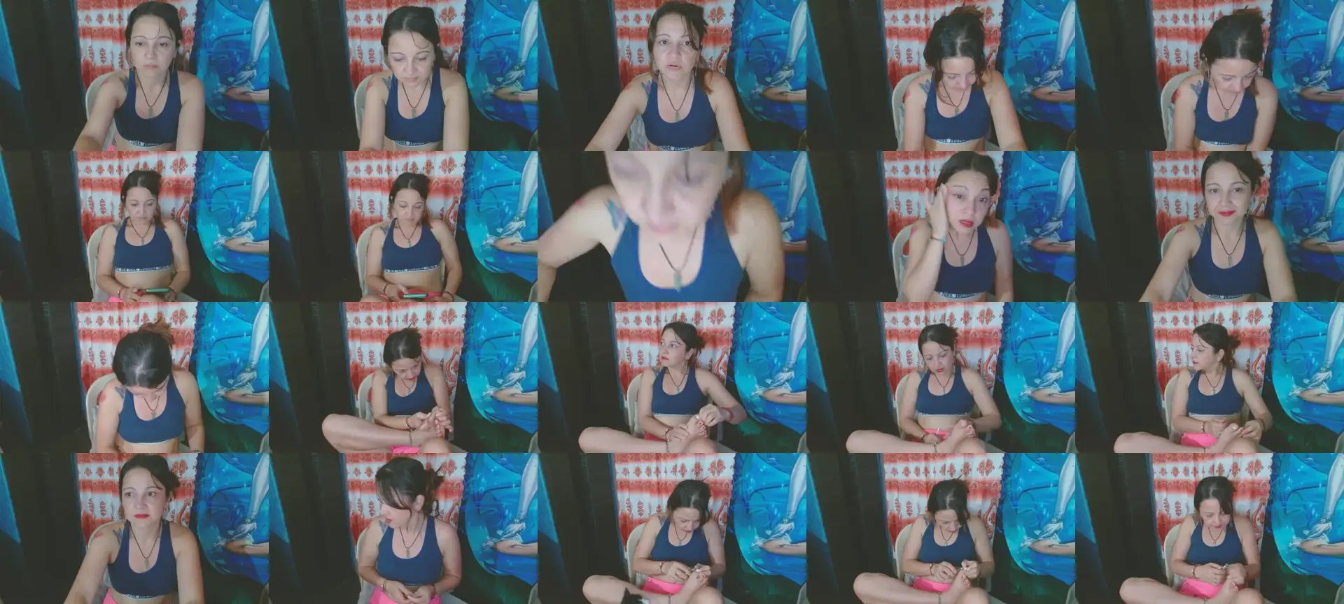 AnieHorny photo contact sheet