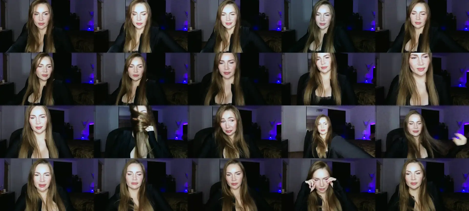 ArianaAri photo contact sheet