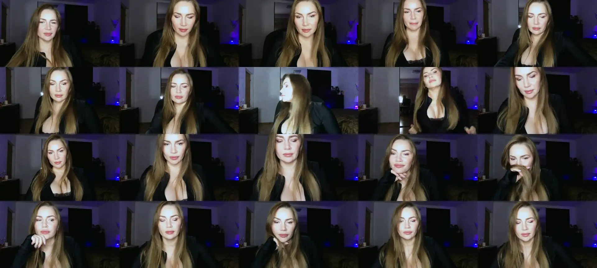 ArianaAri photo contact sheet