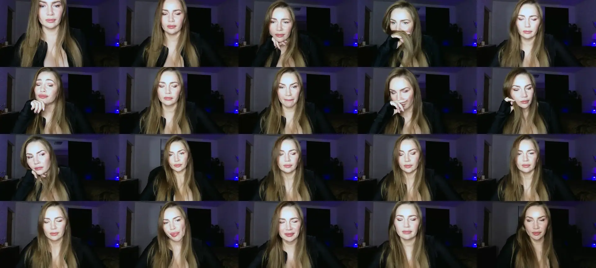 ArianaAri photo contact sheet
