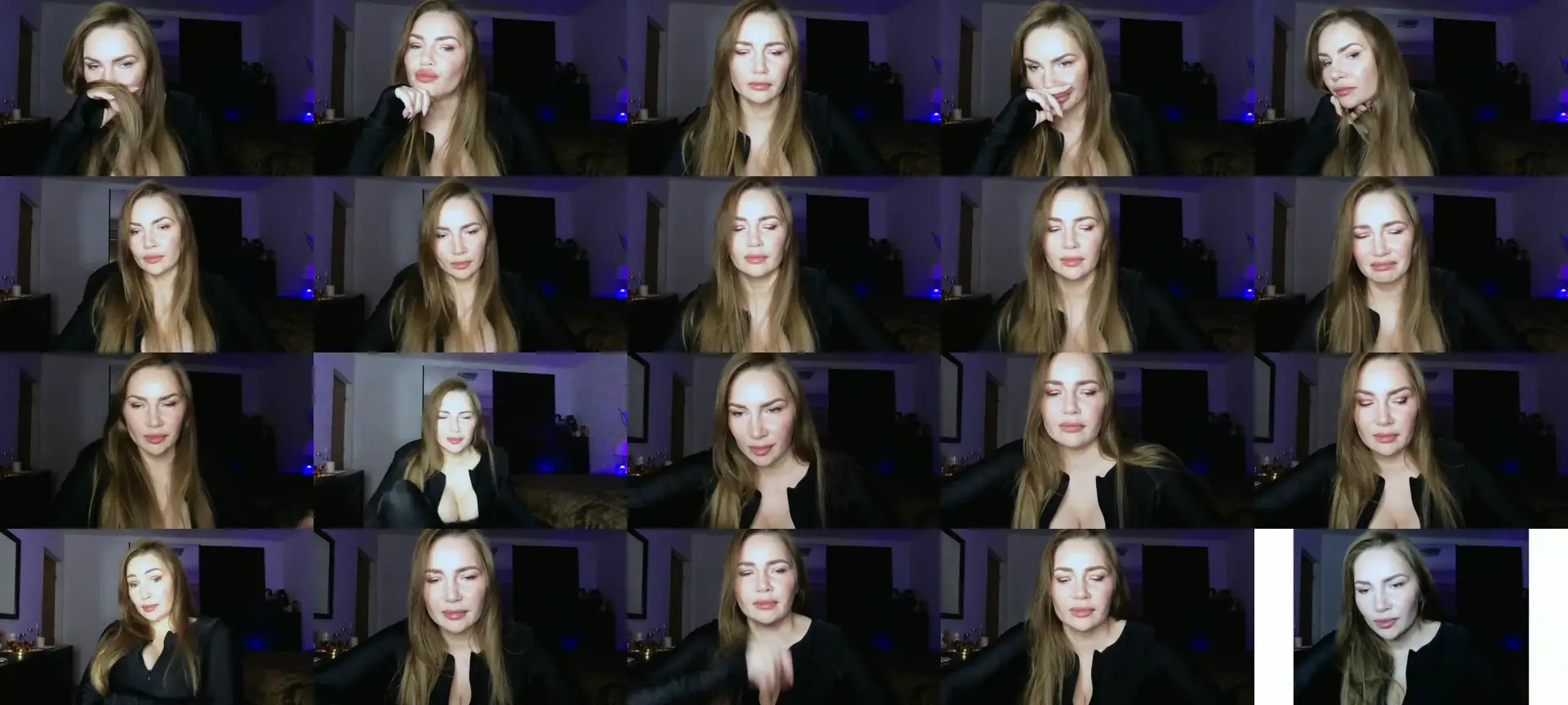 ArianaAri photo contact sheet