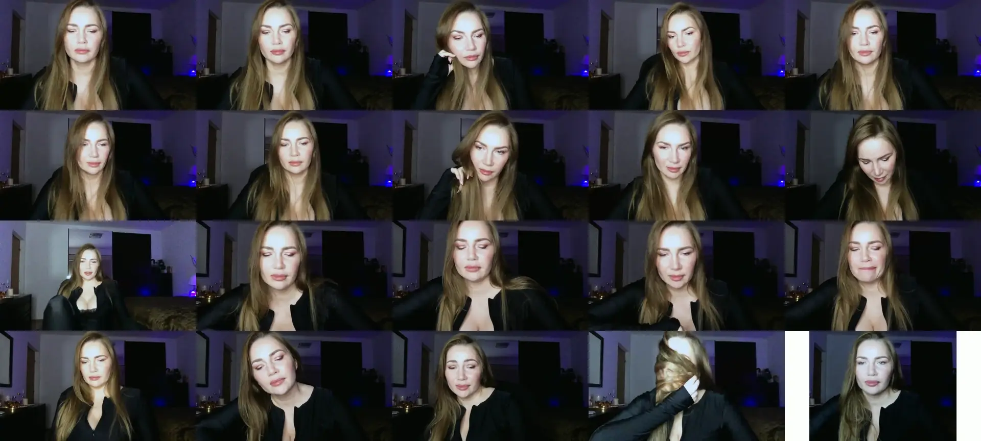 ArianaAri photo contact sheet