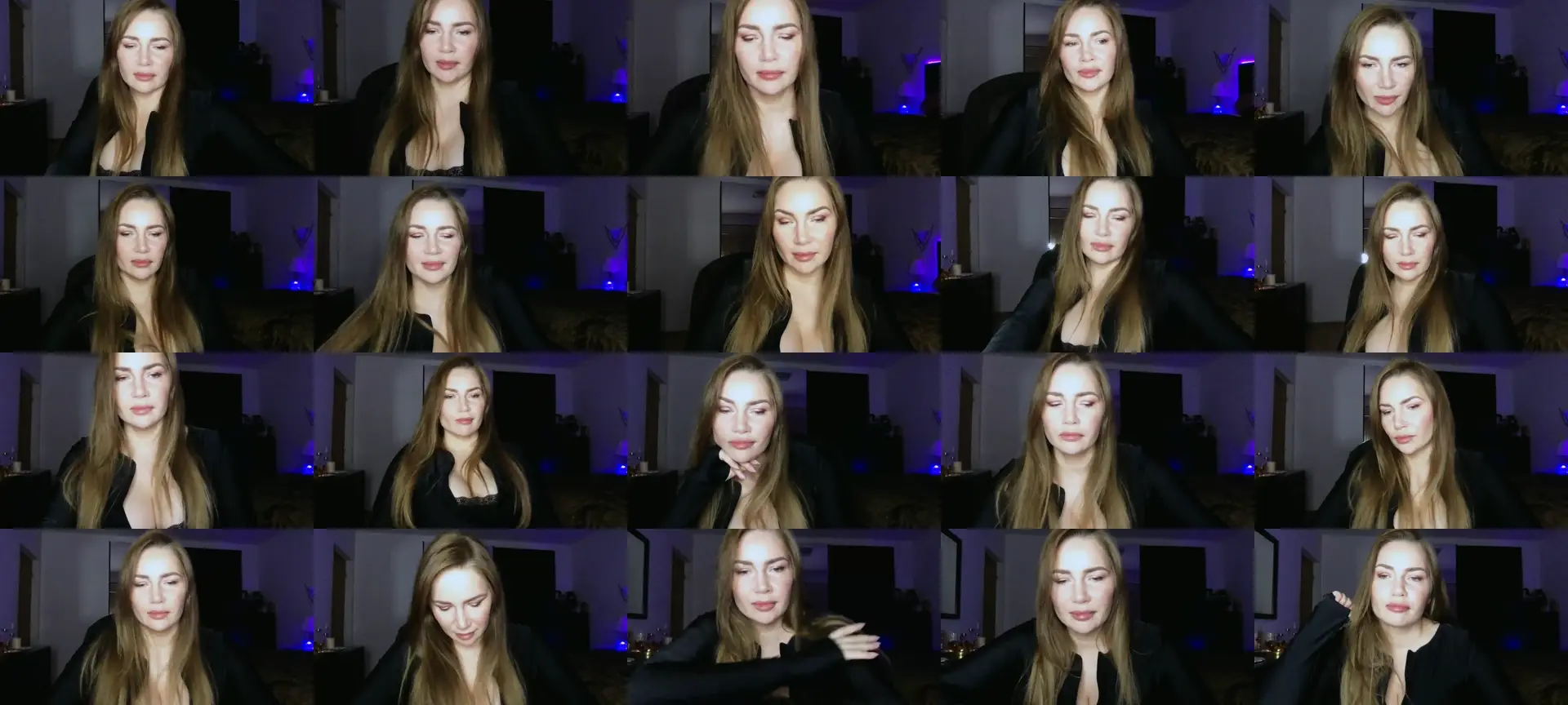 ArianaAri photo contact sheet