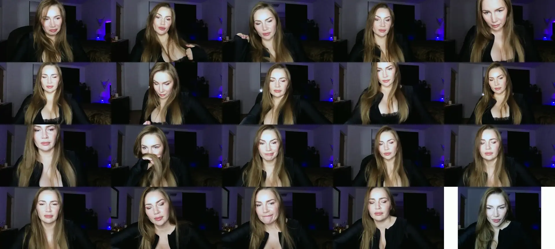 ArianaAri photo contact sheet