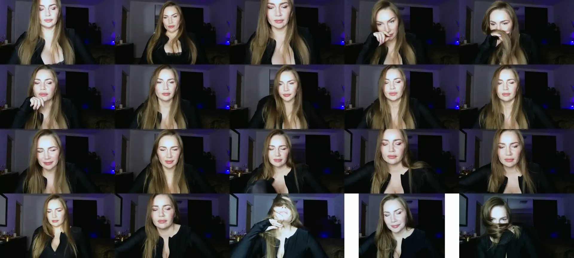 ArianaAri photo contact sheet