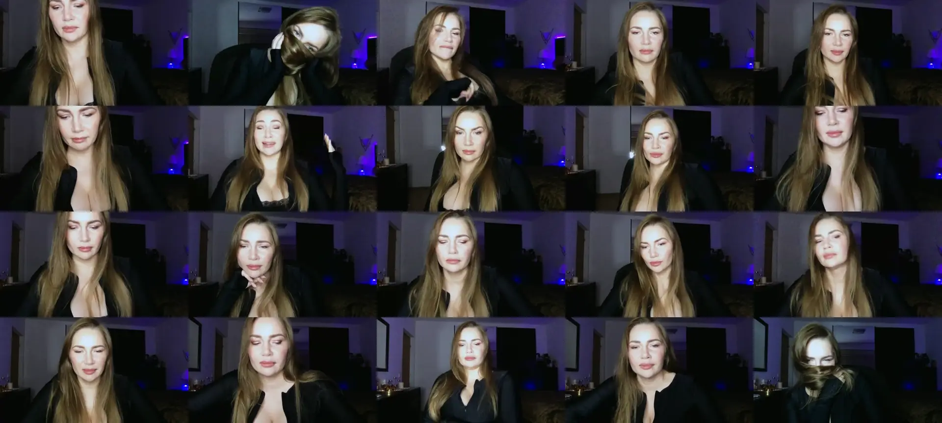ArianaAri photo contact sheet