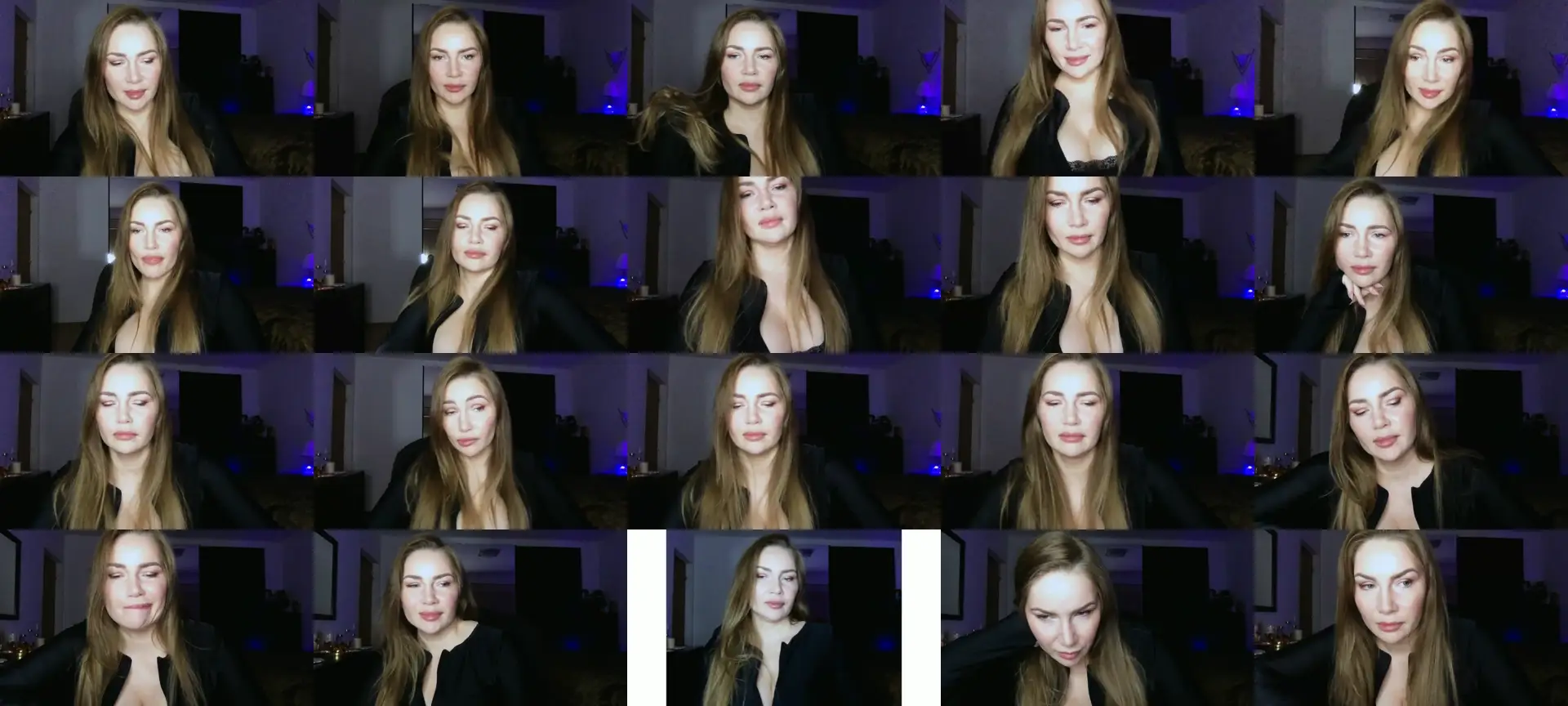 ArianaAri photo contact sheet